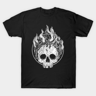 Skull on Fire T-Shirt